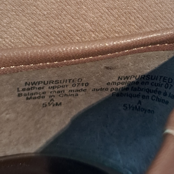 Nine West "NWPURSUITED" Size 5.5 Tan Peep Toe High Heels, EUC with TOPY soles - Picture 8 of 9